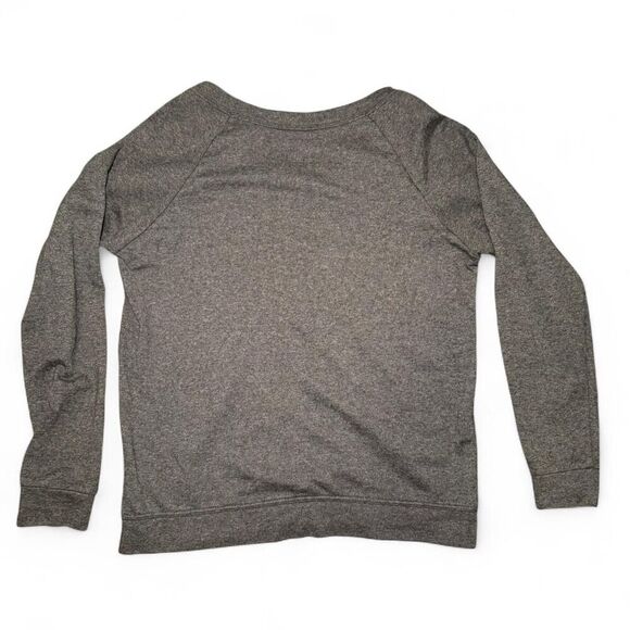 Stussy Women's Scoop Neck Sweatshirt With Gold Logo Size Small - Picture 2 of 7